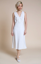White Slip Mini Dress