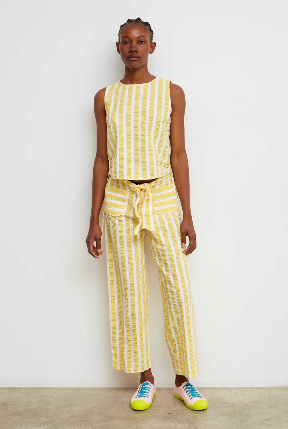 Lemonade Seersucker Trousers