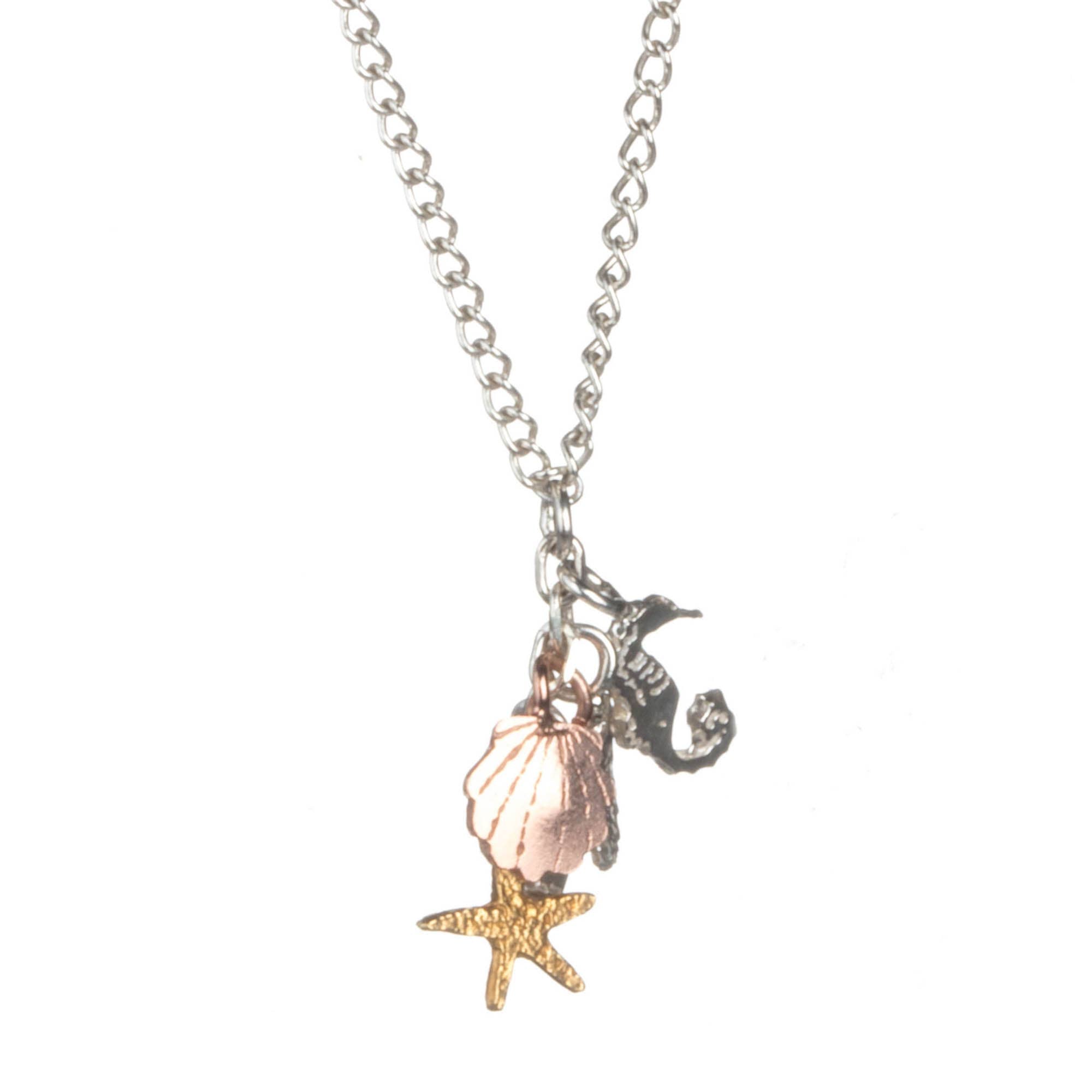 Shells and Seahorse Pendant