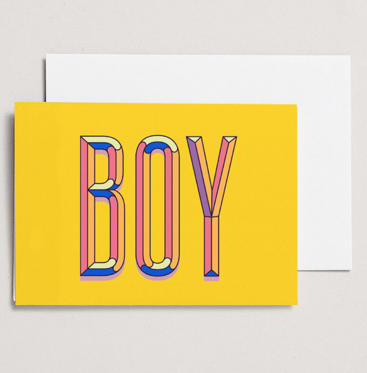 BOY GREETING CARD