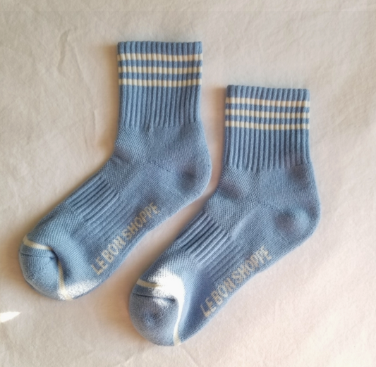 Parisian Blue Girlfriend Sock