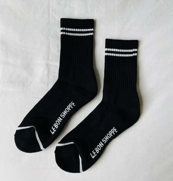 Boyfriend  Socks Noir