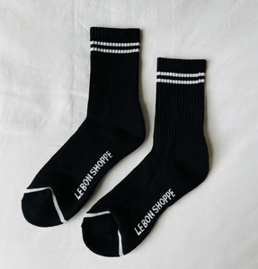 Boyfriend Socks Noir