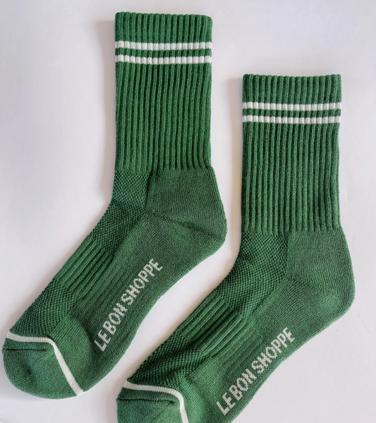 Boyfriend Socks Moss