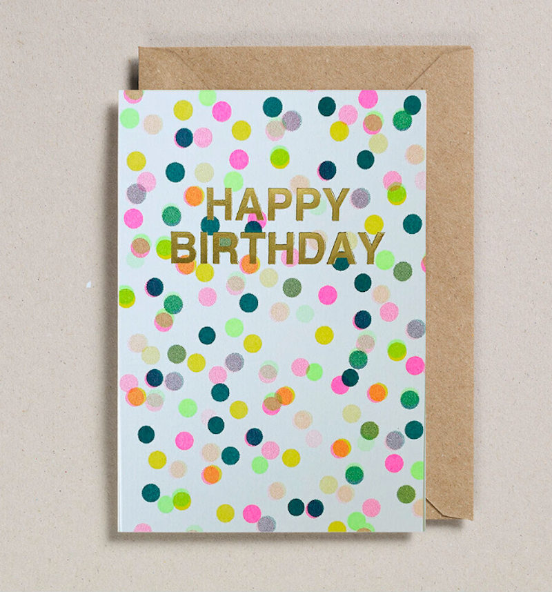 Spots Birthday Card